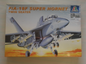 ITALERI 1/72 093 F/A-18F SUPER HORNET TWIN SEATER